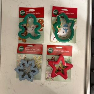 Set of 4 Winter-Themed Comfort Cookie Cutters